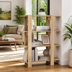 Sonoma Oak Brown Book Cabinet Room Divider