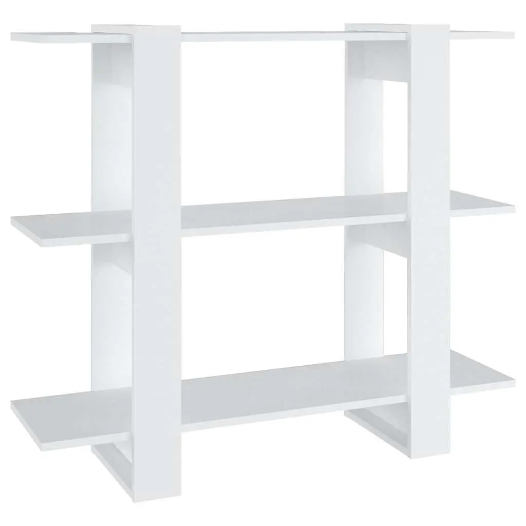 White Book Cabinet Room Divider Shelving Unit Storage Organiser
