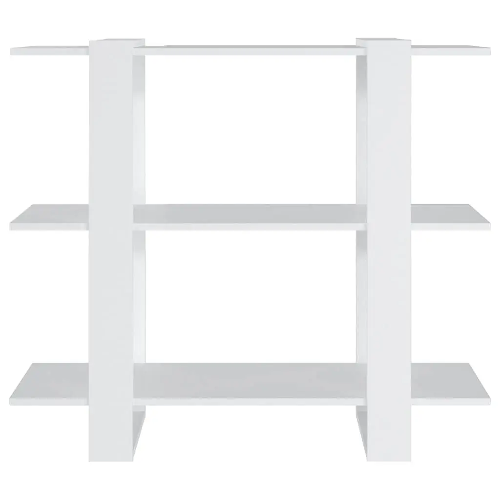 White Book Cabinet Room Divider Shelving Unit Storage Organiser