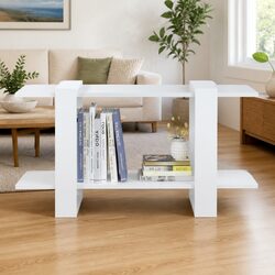 Charming White Book Cabinet for Organized Living