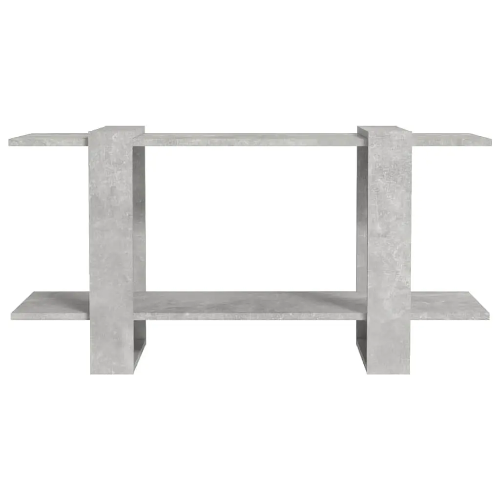 Book Cabinet Grey 100x30x51cm Engineered Wood Shelving Unit Storage Organiser