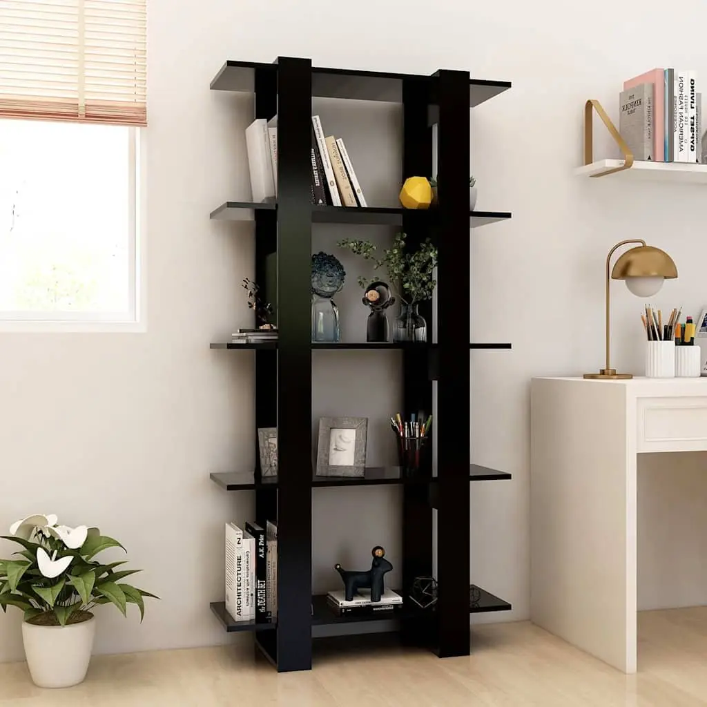 Black Book Cabinet and Room Divider