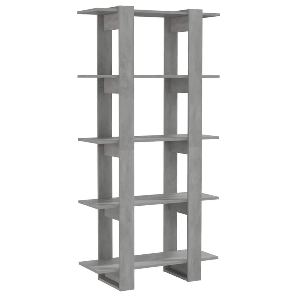 Grey Engineered Wood Book Cabinet Room Divider