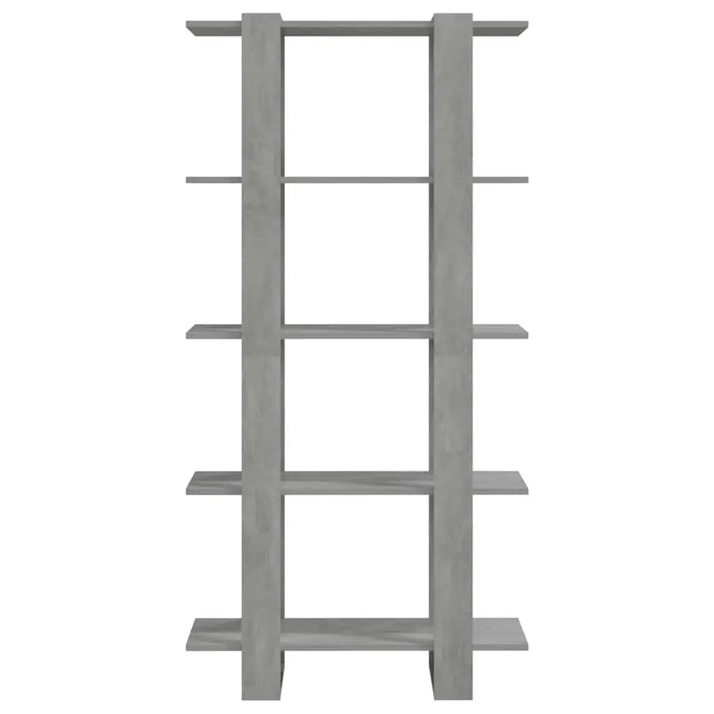 Grey Engineered Wood Book Cabinet Room Divider