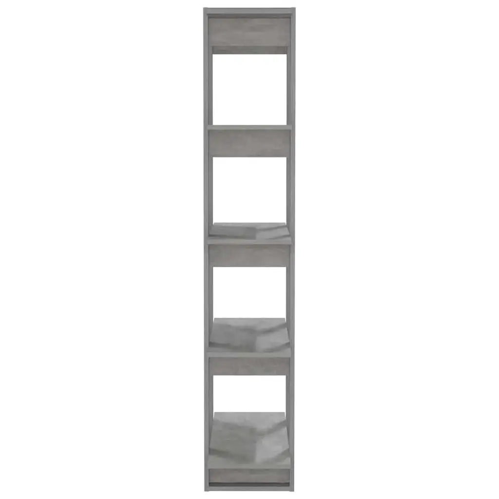 Grey Engineered Wood Book Cabinet Room Divider