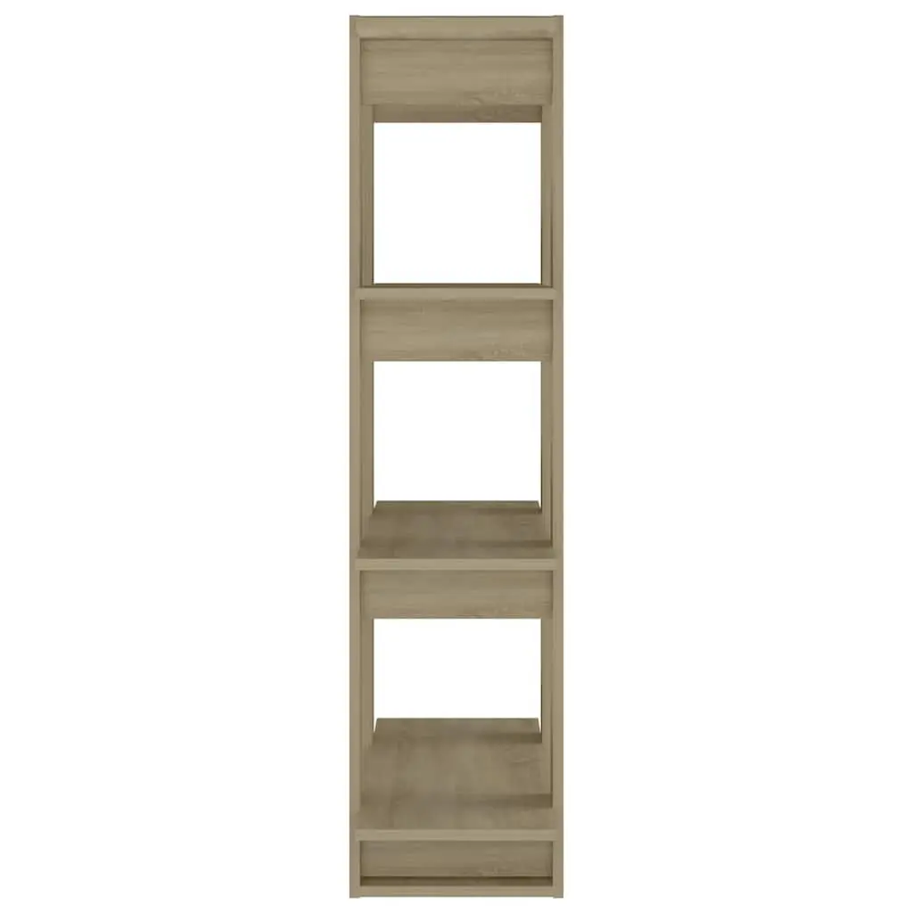 Wooden Book Cabinet Room Divider Bookshelf Storage Organiser Brown 80L x 30W x 123.5H cm