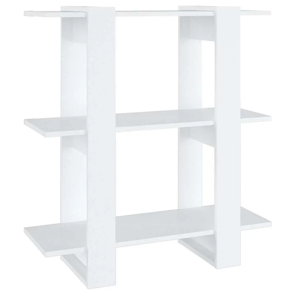 Wooden Book Cabinet White Standing Shelf Room Divider Storage Organizer Bookcase