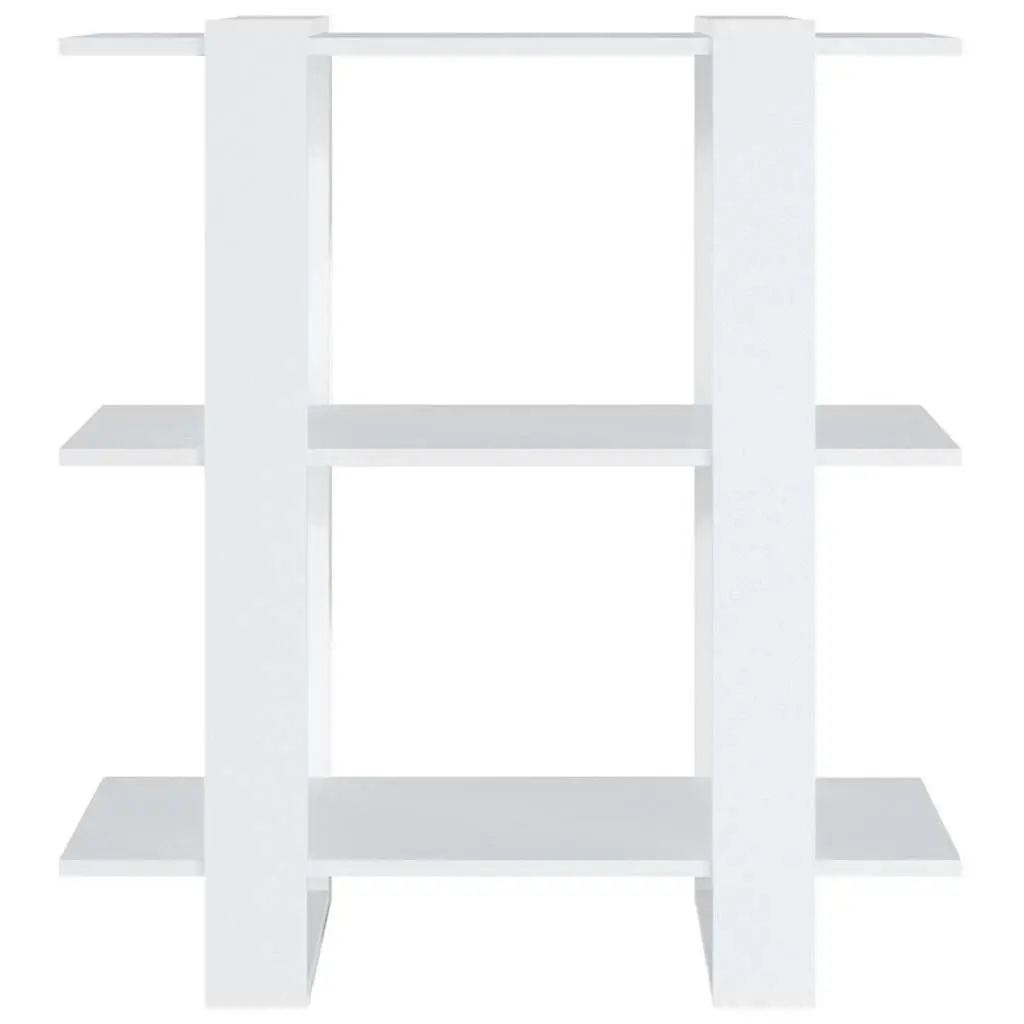 Wooden Book Cabinet White Standing Shelf Room Divider Storage Organizer Bookcase