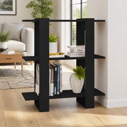 Wooden Book Cabinet Room Divider for Storage