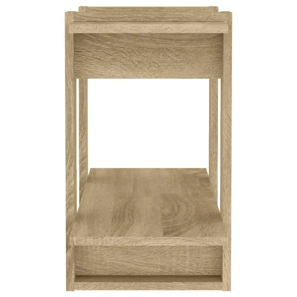 Book Cabinet Room Divider Shelving Unit Brown Storage Organiser 80 x 30 x 51 cm