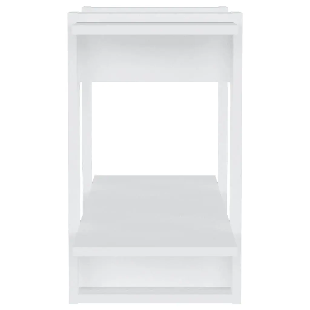 Book Cabinet Room Divider High Gloss White Storage Organizer 80x30x51cm