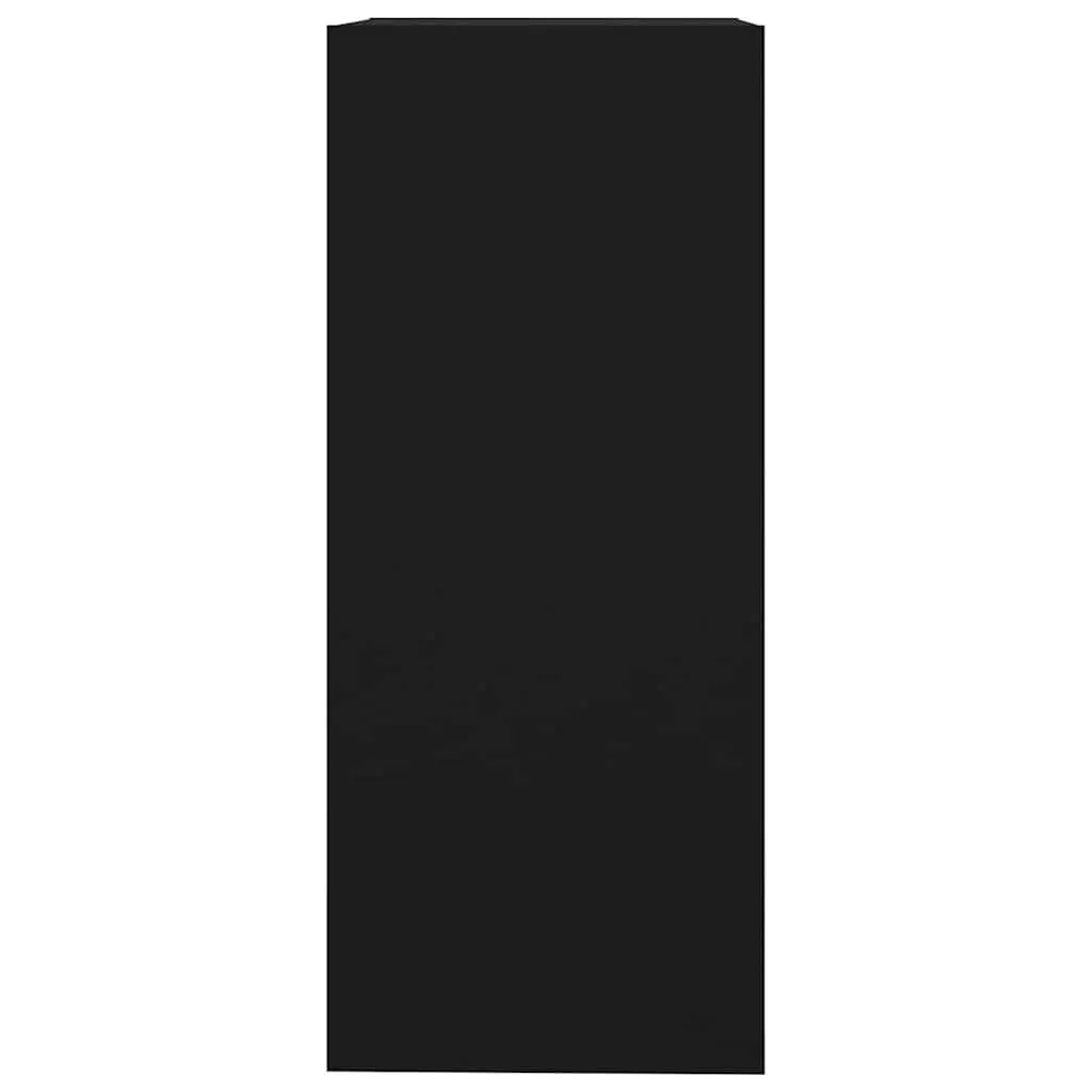 Black Book Cabinet and Room Divider 40x30x72cm