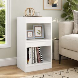 High Gloss White Book Cabinet and Room Divider