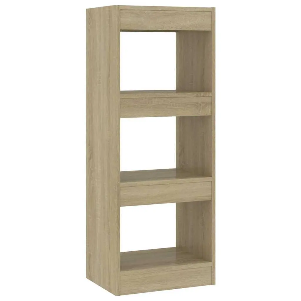 Book Cabinet Room Divider Brown Wooden Shelving Unit Storage Organiser