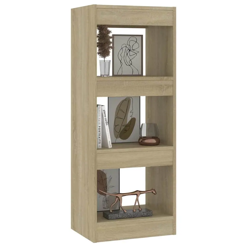 Book Cabinet Room Divider Brown Wooden Shelving Unit Storage Organiser