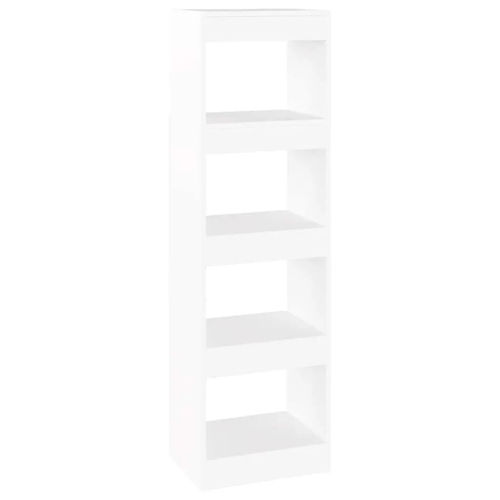 Book Cabinet White 40x30x135cm Storage Organiser Room Divider