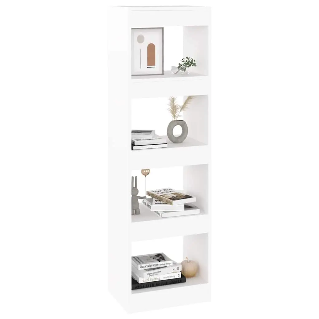 Book Cabinet White 40x30x135cm Storage Organiser Room Divider
