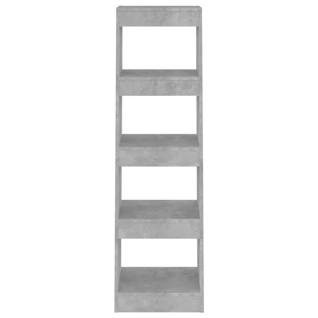 Book Cabinet Grey Shelving Unit Storage Bookcase Room Divider Standing Shelf