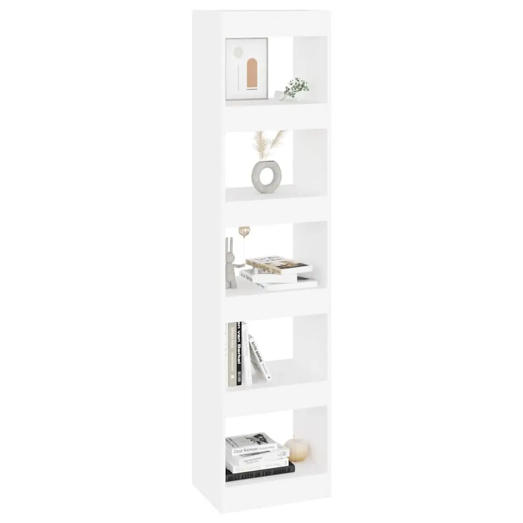 Book Cabinet Room Divider White Storage Bookshelf Organiser Standing Shelf