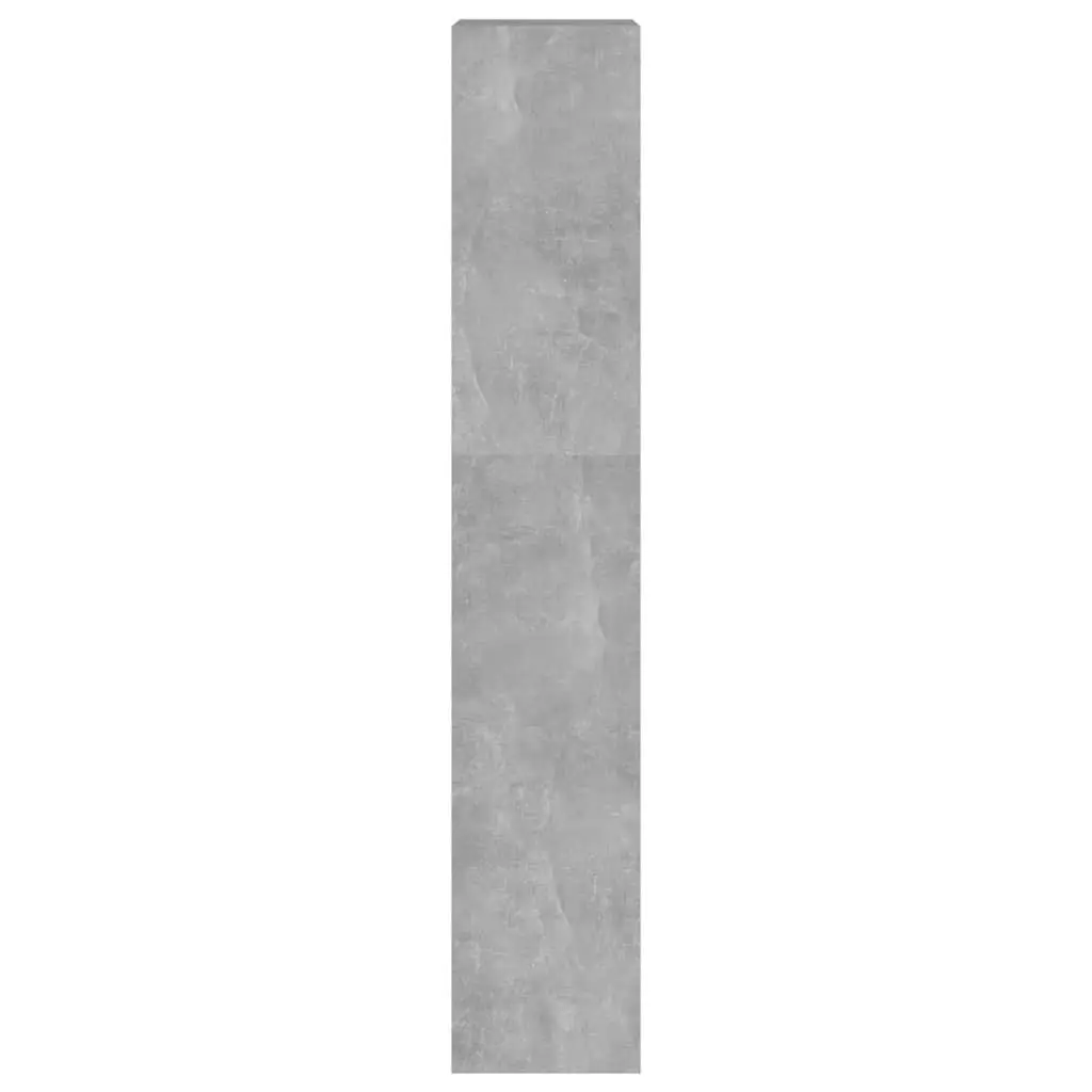 Book Cabinet Room Divider Grey Storage Shelf Bookcase Standing Shelving Unit