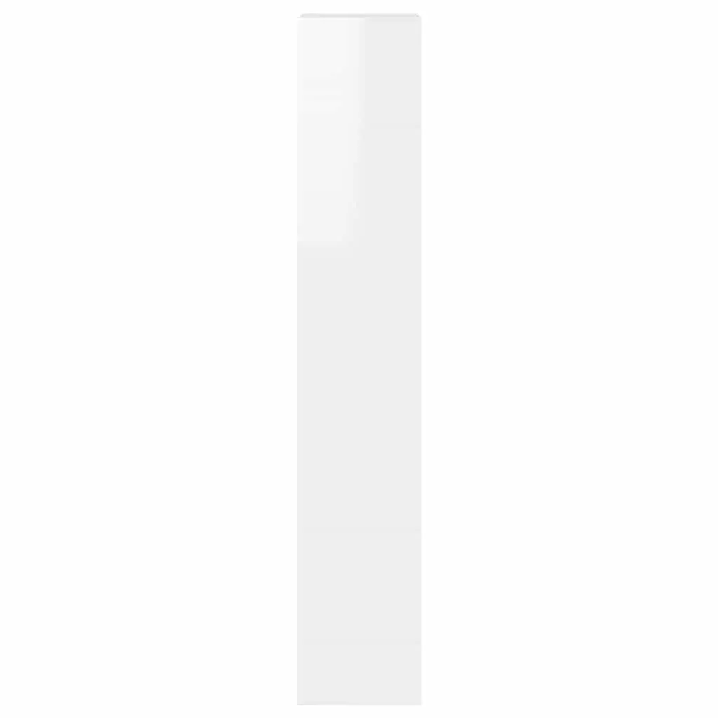 High Gloss White Book Cabinet Room Divider