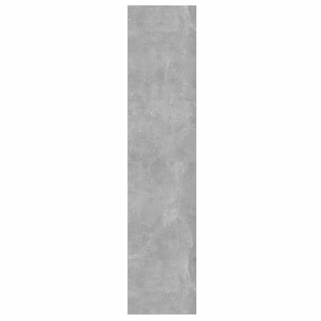 Engineered Wood Bookcase Room Divider Grey Shelving Unit Storage Display 60W x 30D x 135H cm