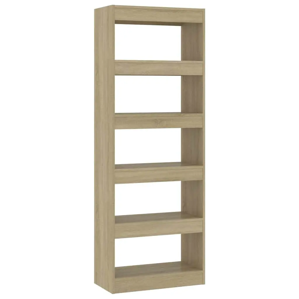 Sonoma Oak Book Cabinet Room Divider Storage Shelf