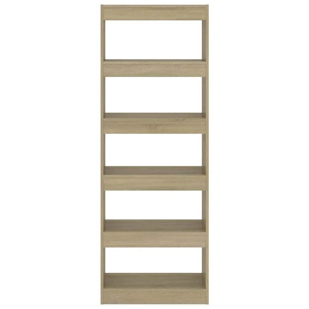 Sonoma Oak Book Cabinet Room Divider Storage Shelf