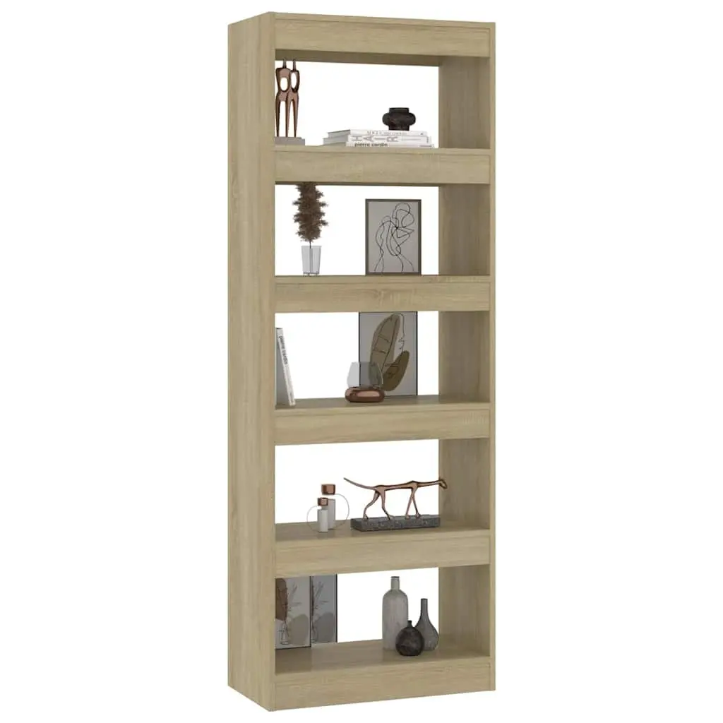 Sonoma Oak Book Cabinet Room Divider Storage Shelf