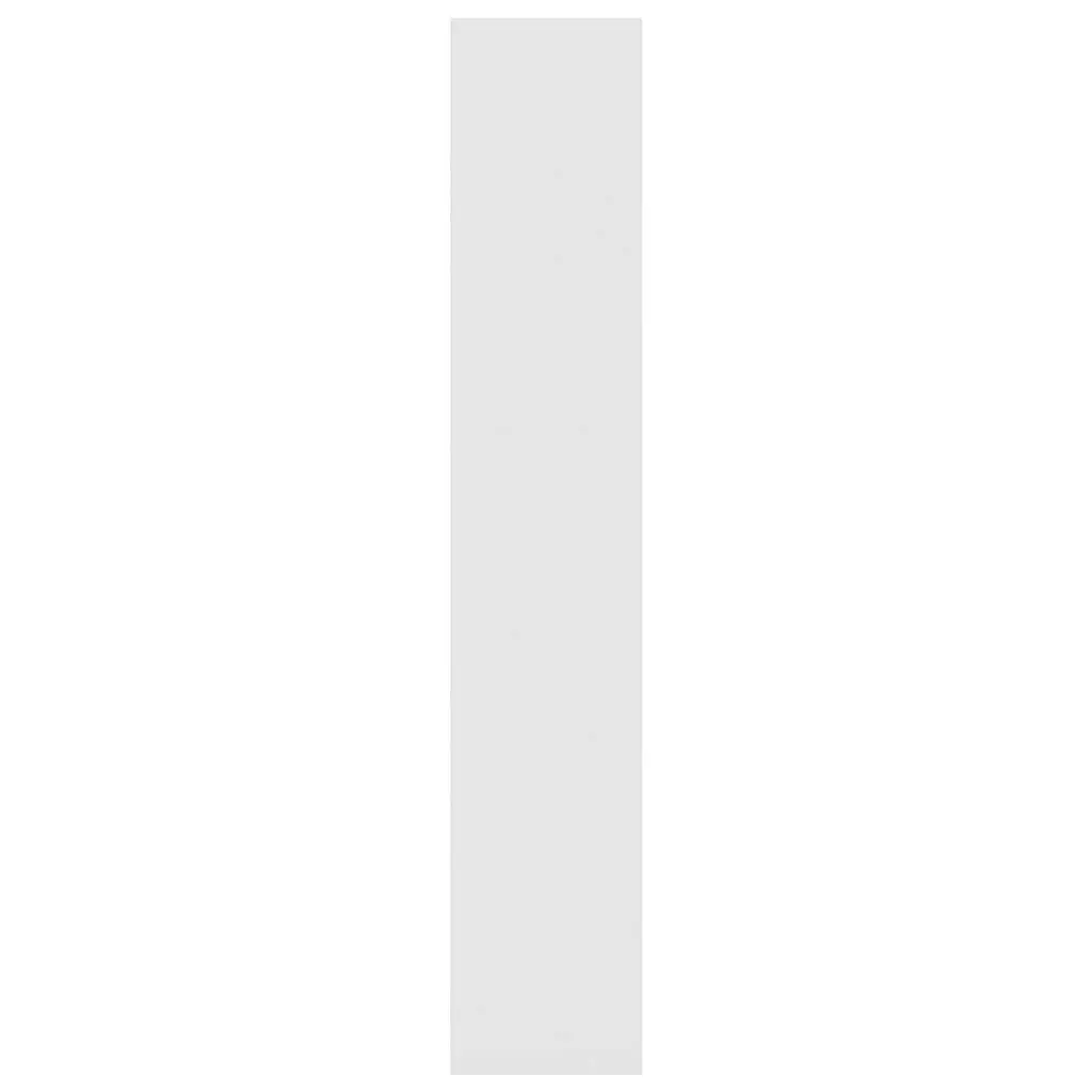 High Gloss White Book Cabinet Room Divider 60x30x166cm
