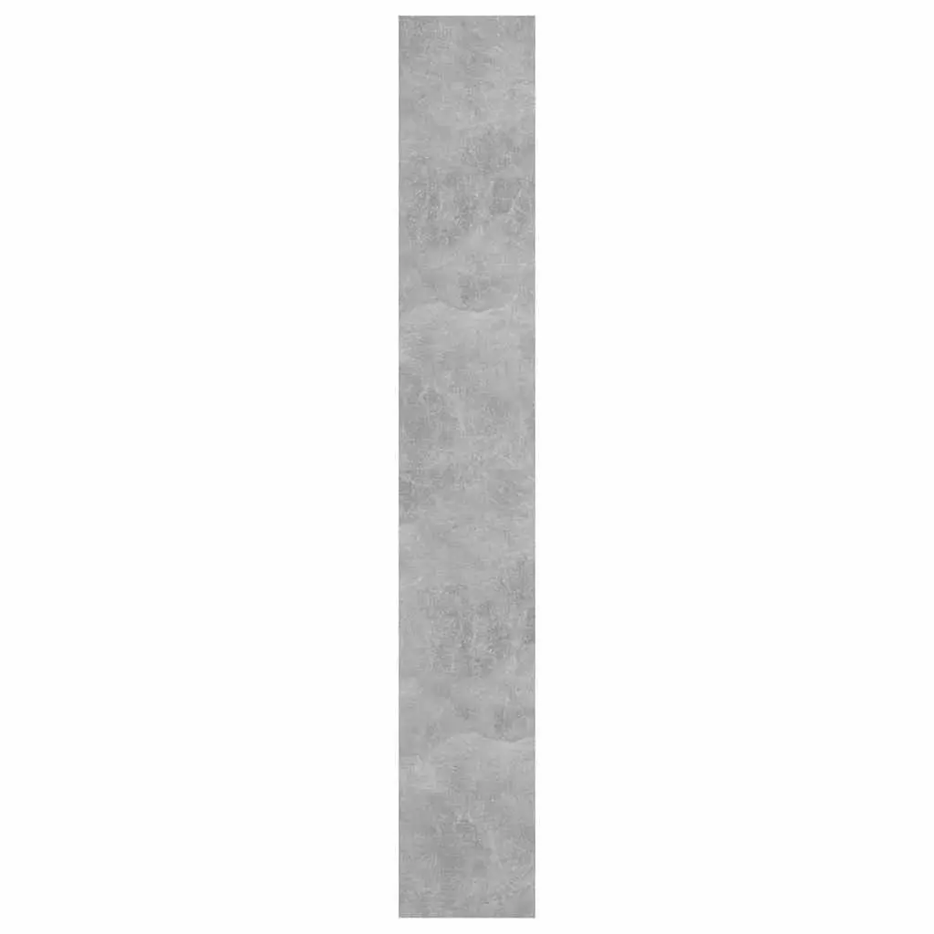 Grey Book Cabinet Room Divider Shelving Unit 60x30x198cm