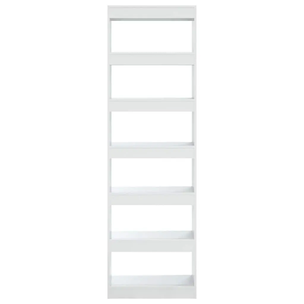 High Gloss White Book Cabinet and Room Divider
