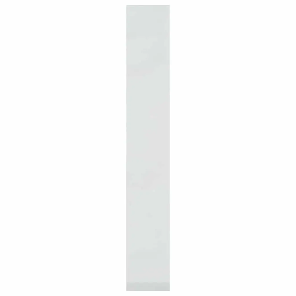 High Gloss White Book Cabinet and Room Divider