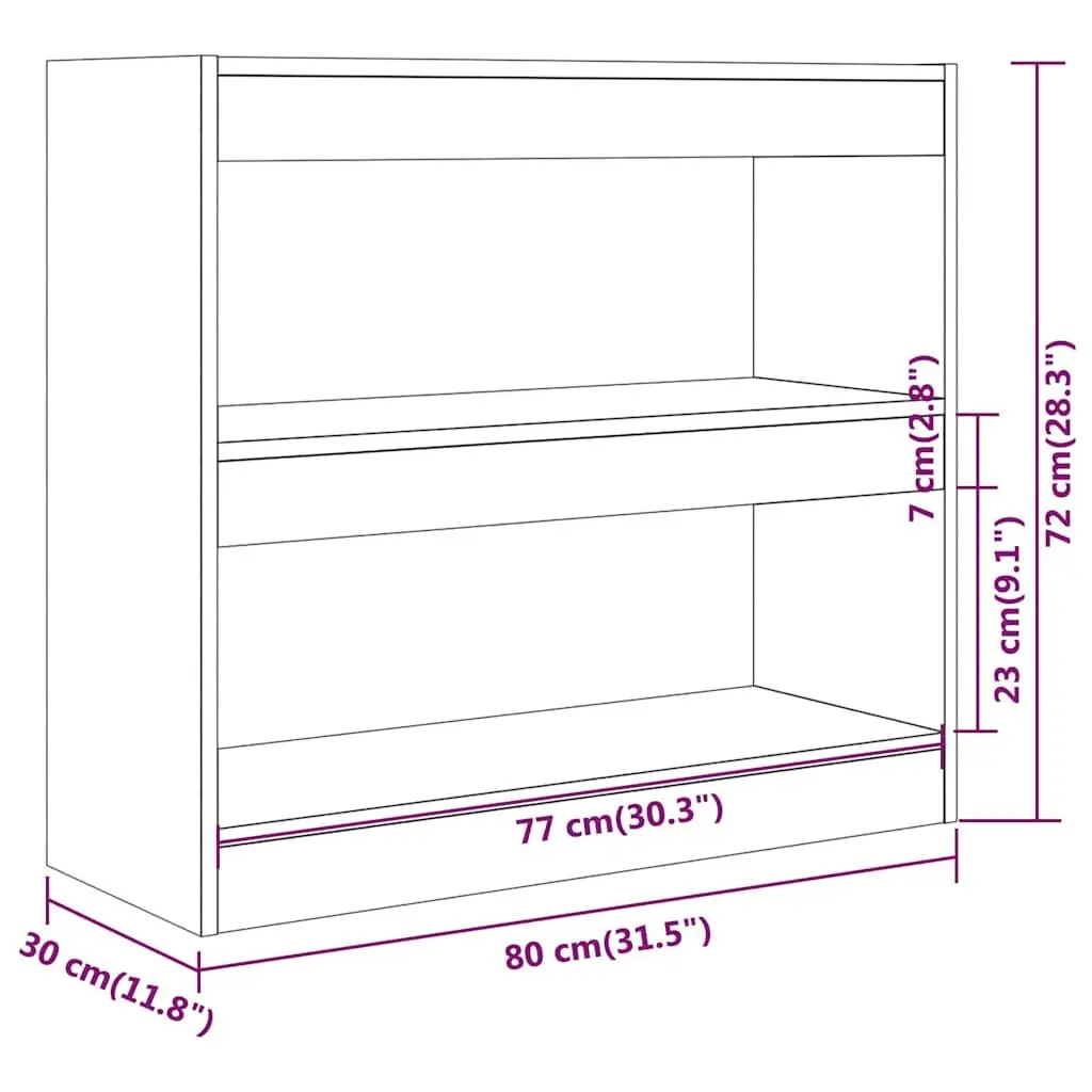 Book Cabinet Room Divider White Shelving Storage Bookcase Standing Shelf