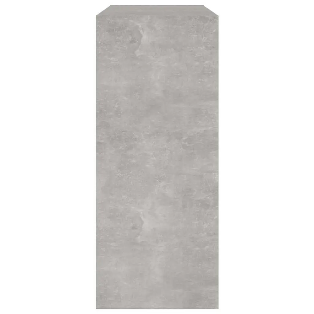 Book Cabinet Room Divider Grey Engineered Wood 80W x 30D x 72H cm Storage Bookcase Standing Shelf