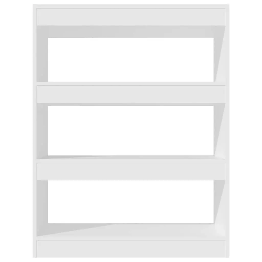 Book Cabinet Room Divider White Engineered Wood Bookshelf Storage Organiser