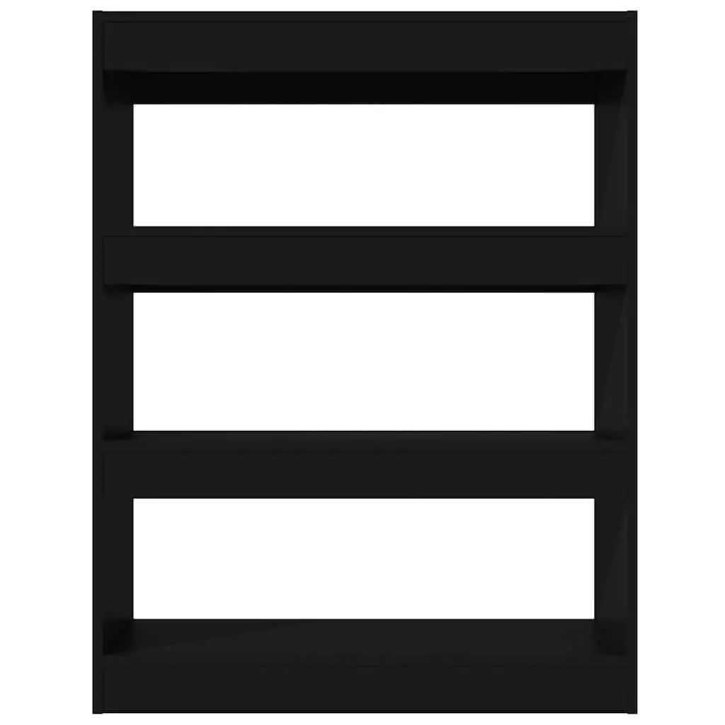 Black Book Cabinet Storage and Room Divider