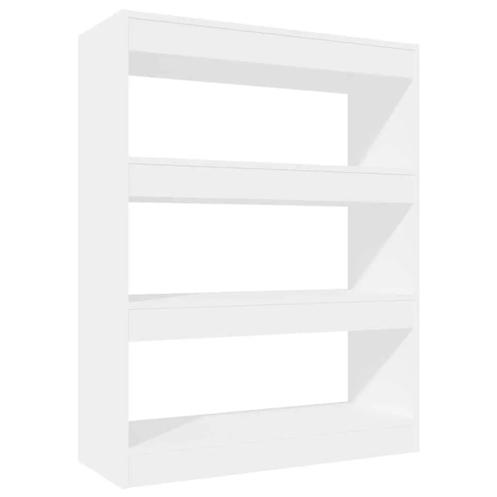 High Gloss White Book Cabinet Room Divider