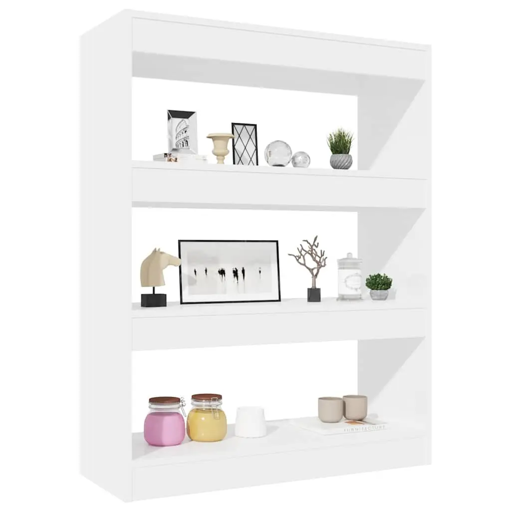 High Gloss White Book Cabinet Room Divider