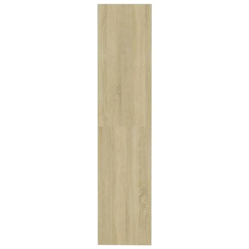 Book Cabinet Room Divider Storage Shelf Brown 80x30x135 cm Engineered Wood