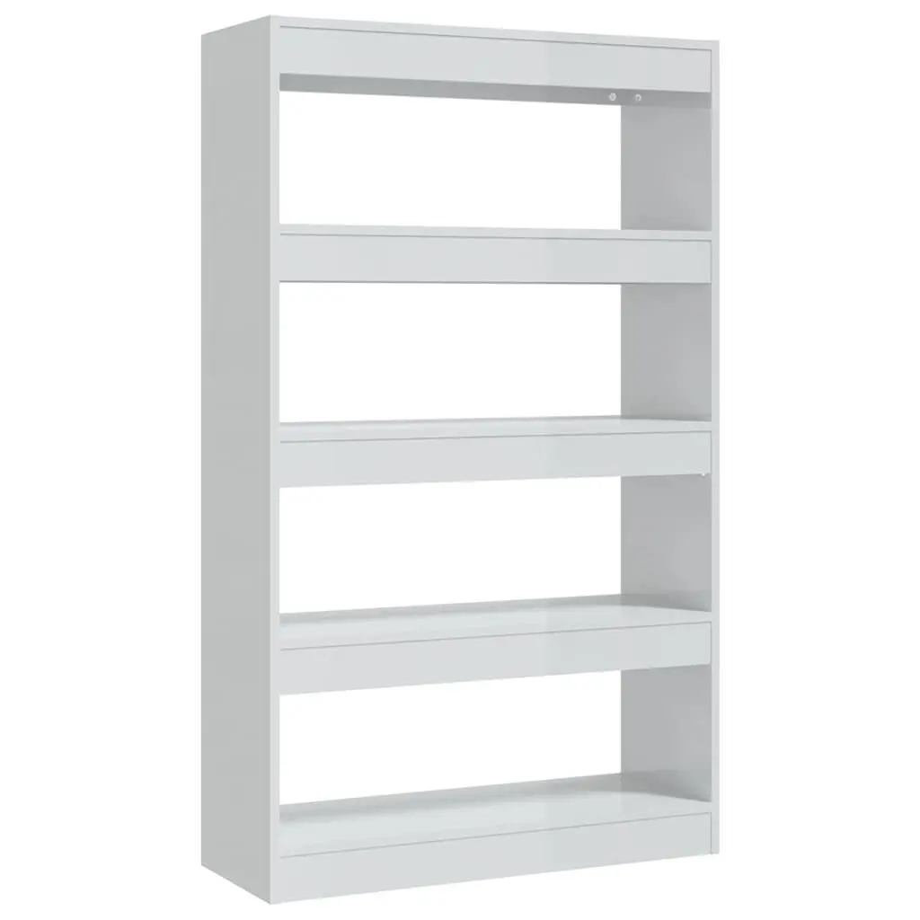 High Gloss White Book Cabinet Room Divider