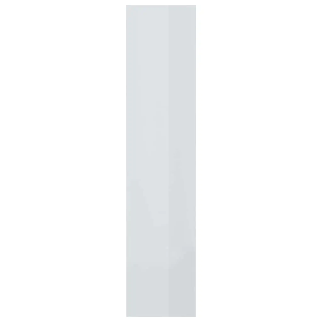 High Gloss White Book Cabinet Room Divider
