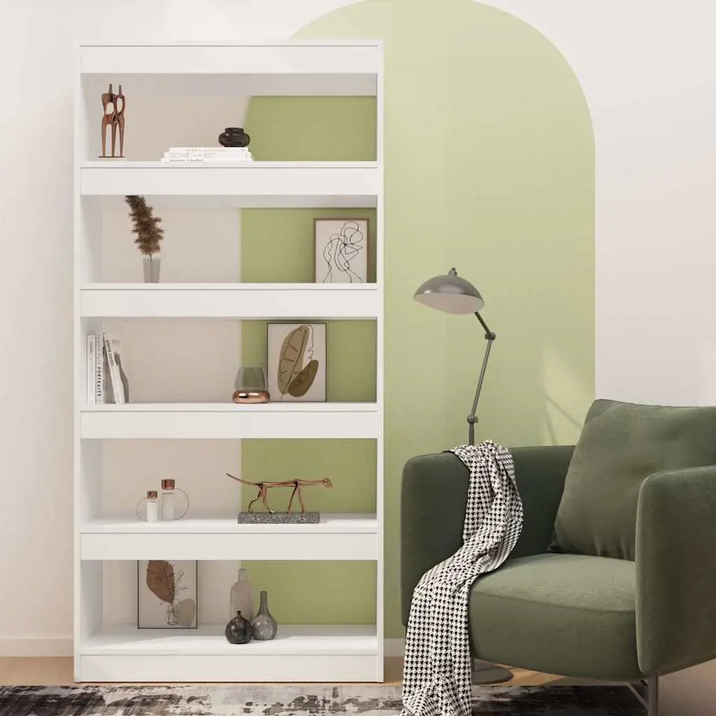 White Book Cabinet and Room Divider