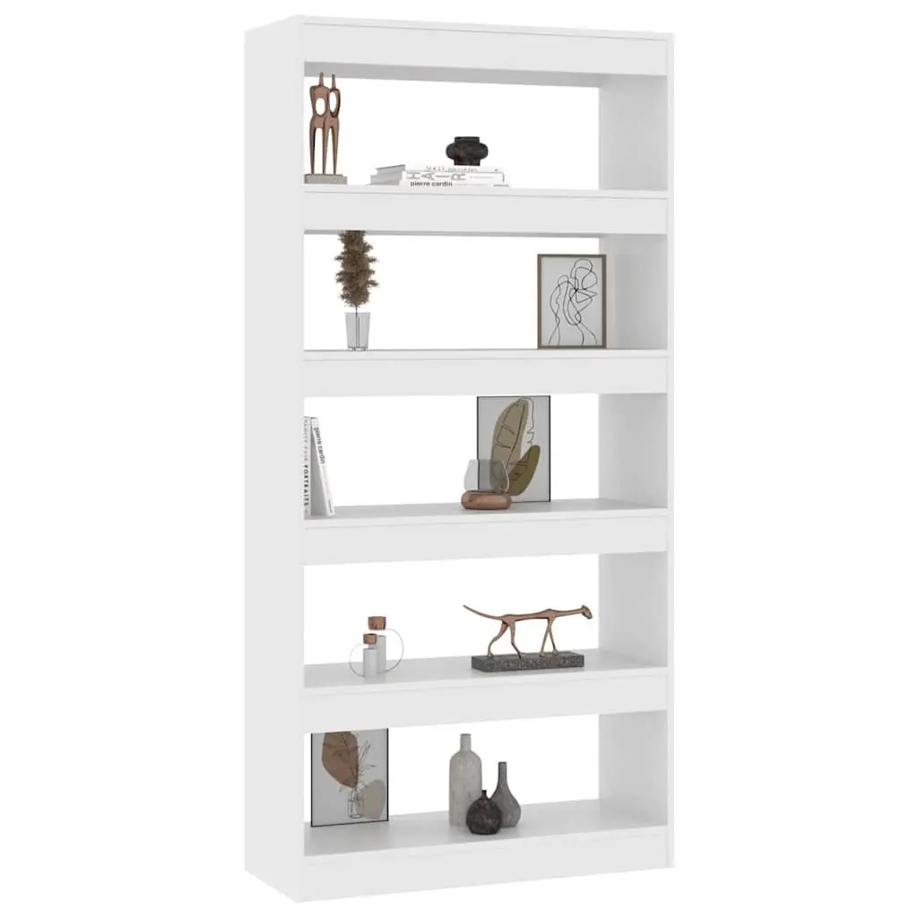 White Book Cabinet and Room Divider