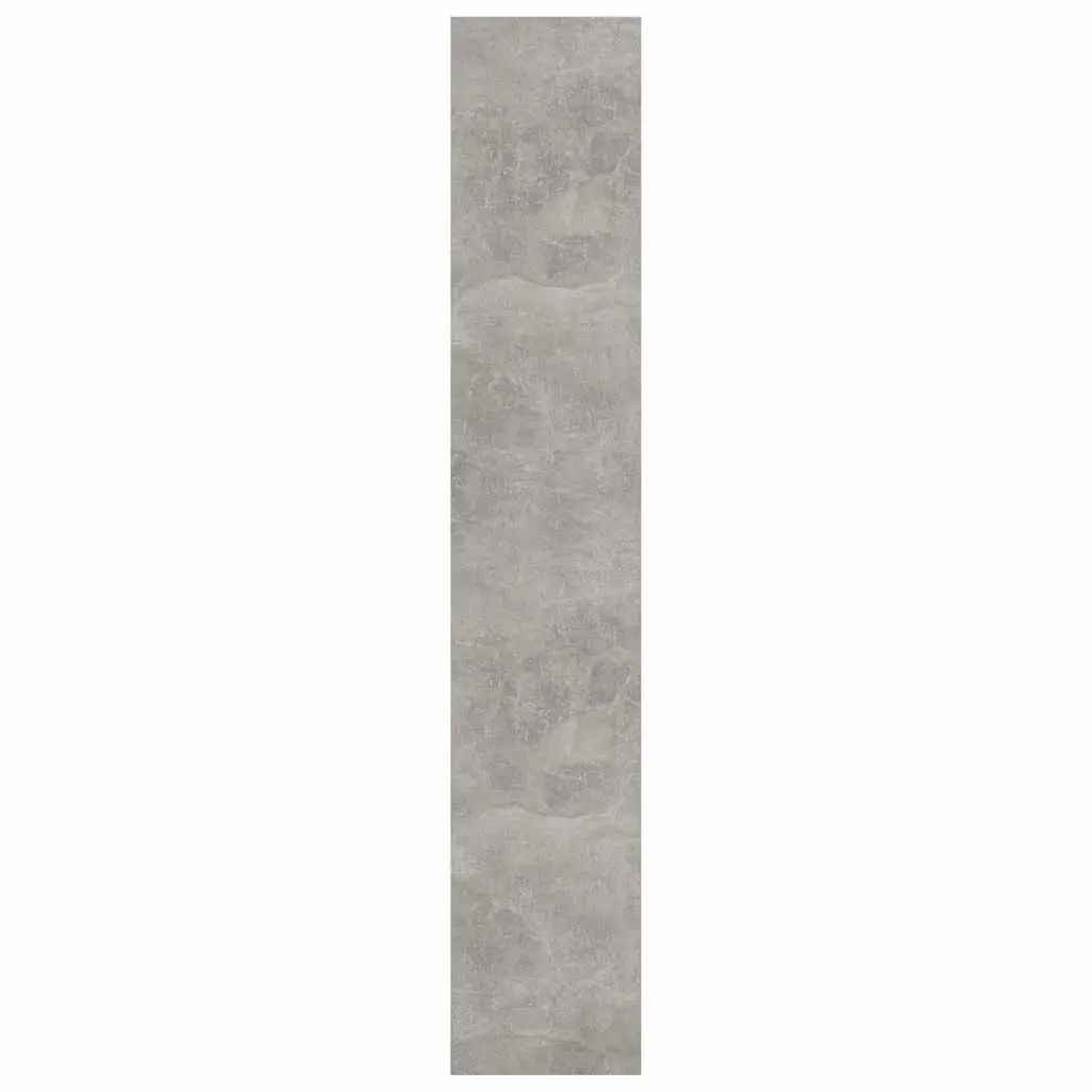 Grey Engineered Wood Book Cabinet and Room Divider
