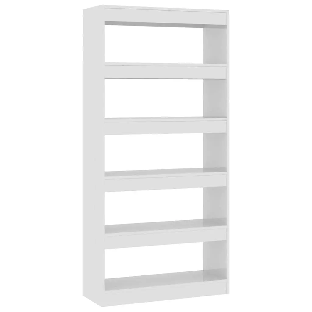 White High Gloss Book Cabinet Room Divider