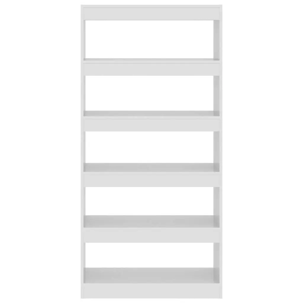 White High Gloss Book Cabinet Room Divider