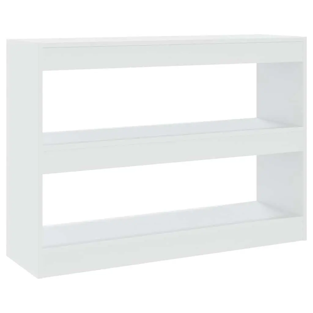 White Book Cabinet Room Divider Storage Unit