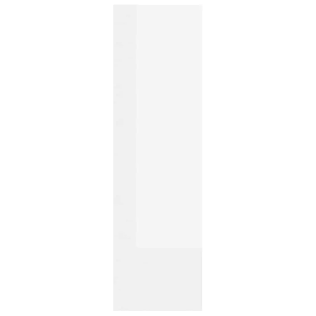White High Gloss Book Cabinet Room Divider 100x30x103cm