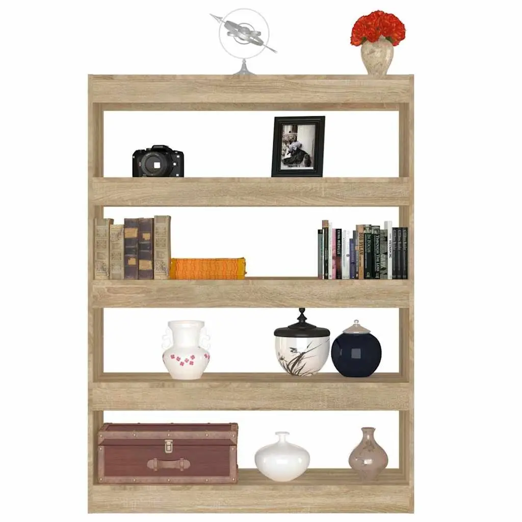 Brown Book Cabinet Room Divider and Storage Unit